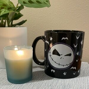 Disney The Nightmare Before Christmas Jack Skellington Face Camper Mug – 20 oz